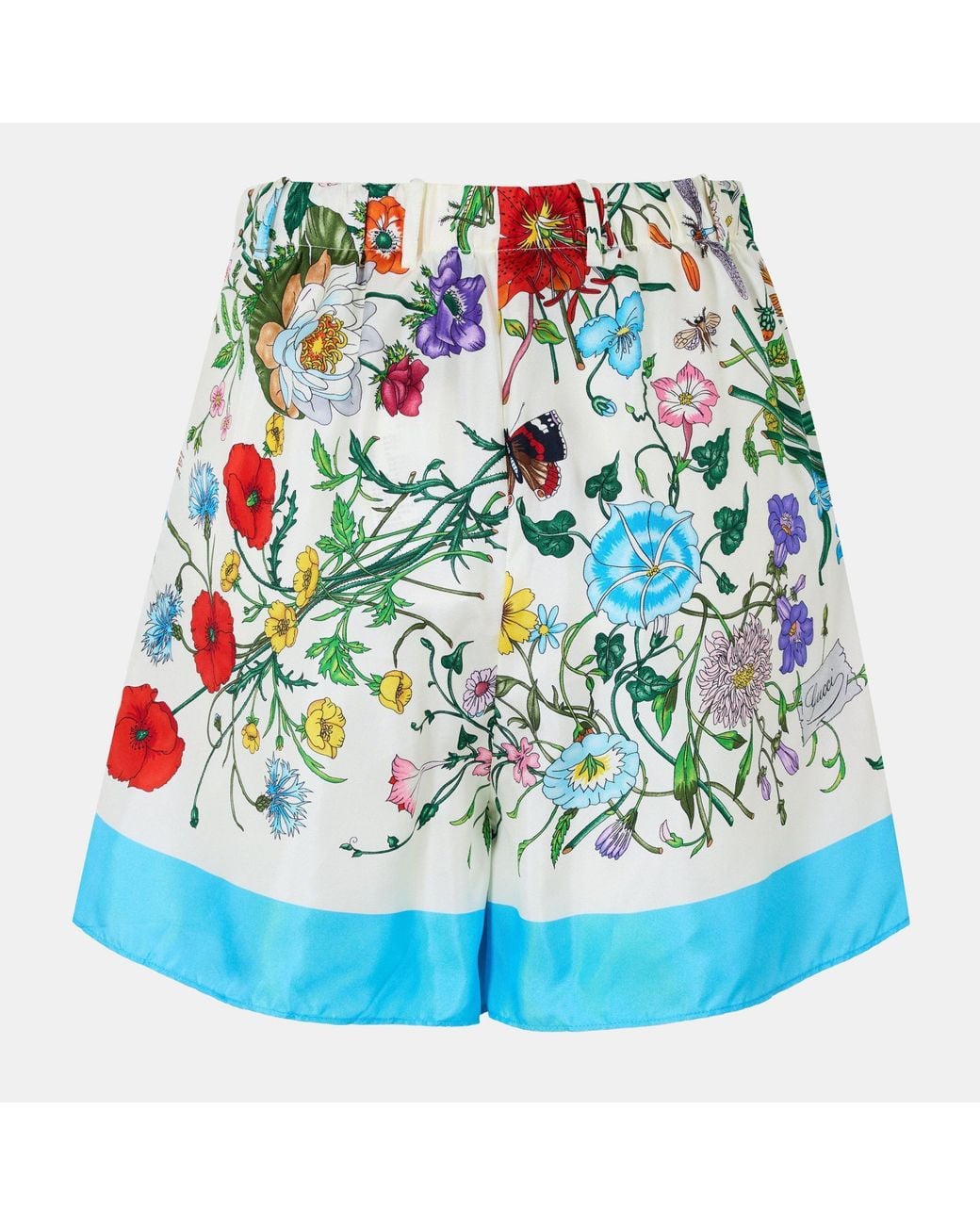 Gucci Blue Tailored Sports Shorts