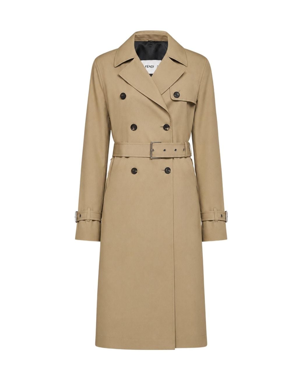 Fendi Natural Trench Coats