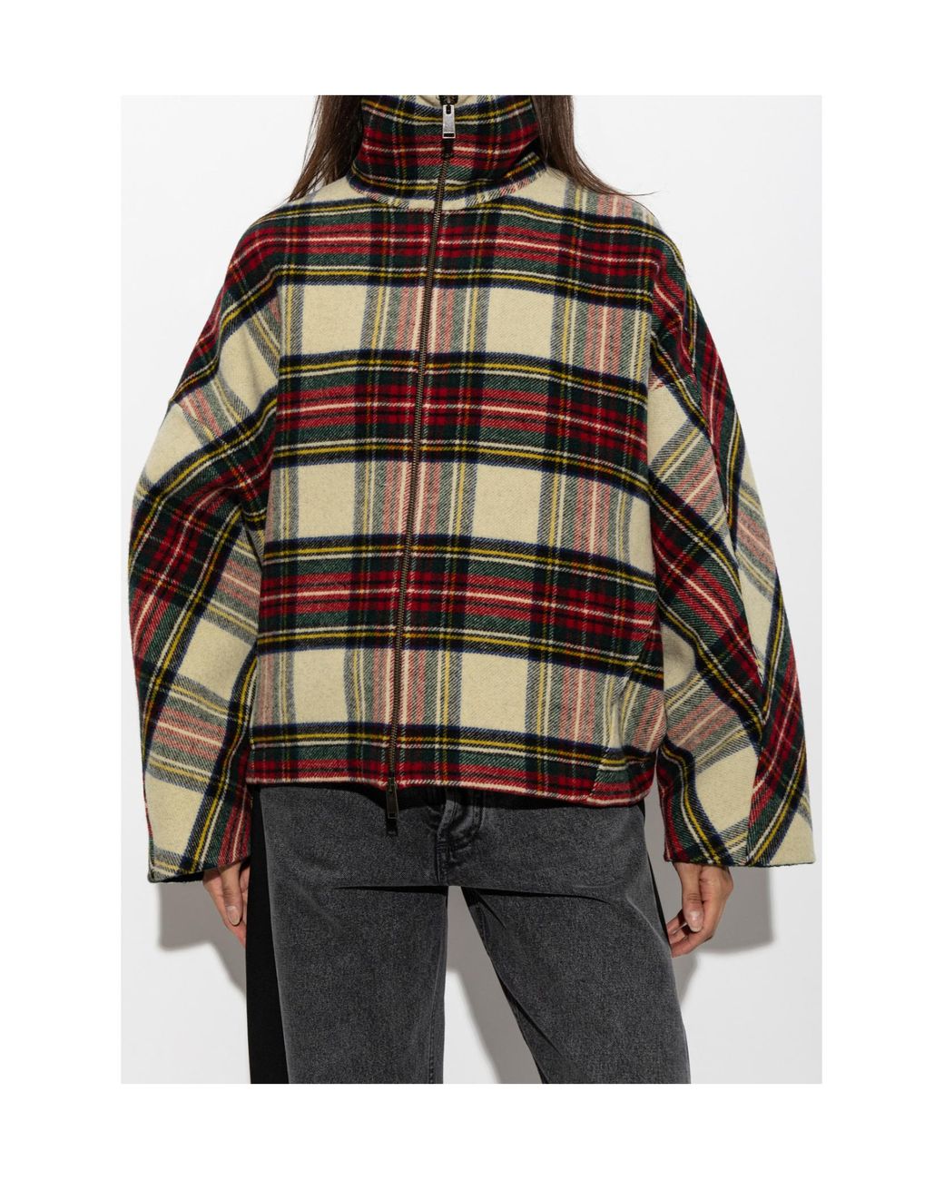 DARKPARK Brown Aj Checked Insulated Jacket