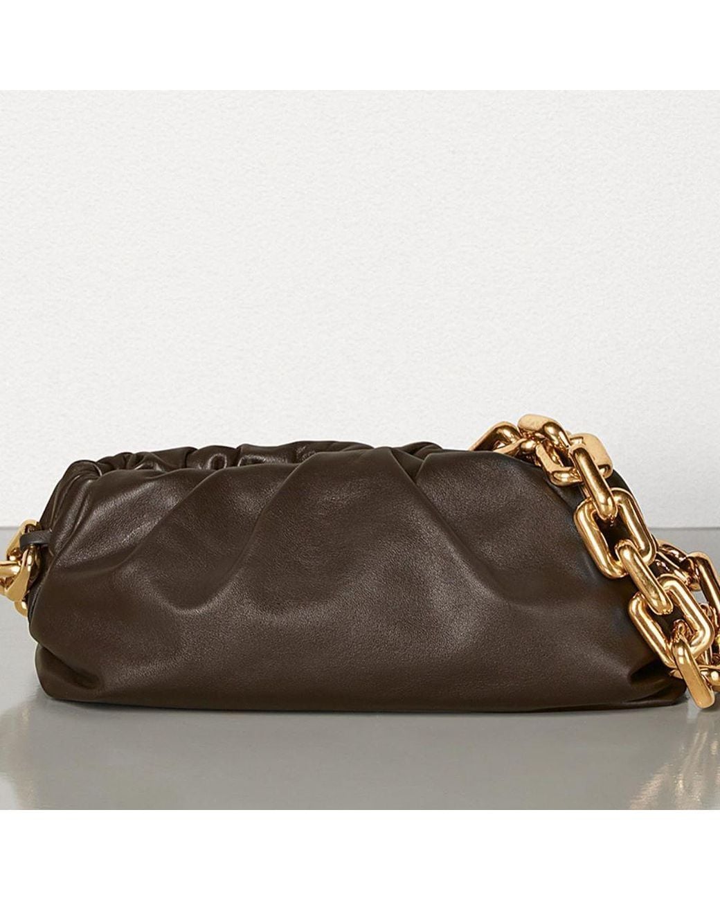 Bottega Veneta Brown The Chain Pouch Shoulder Bag