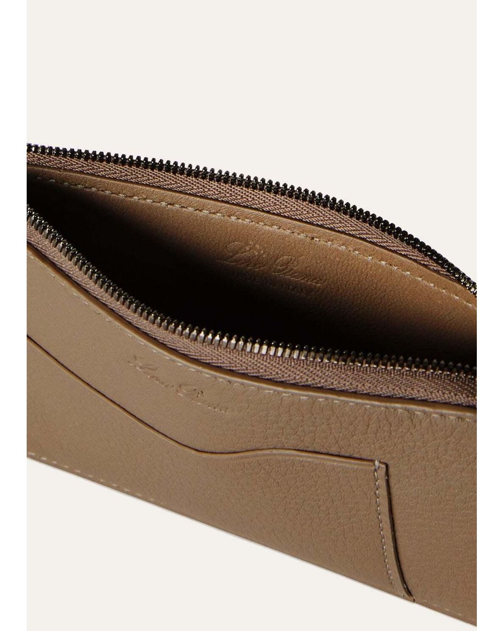 Loro Piana Brown Extra Zipper Clip for men