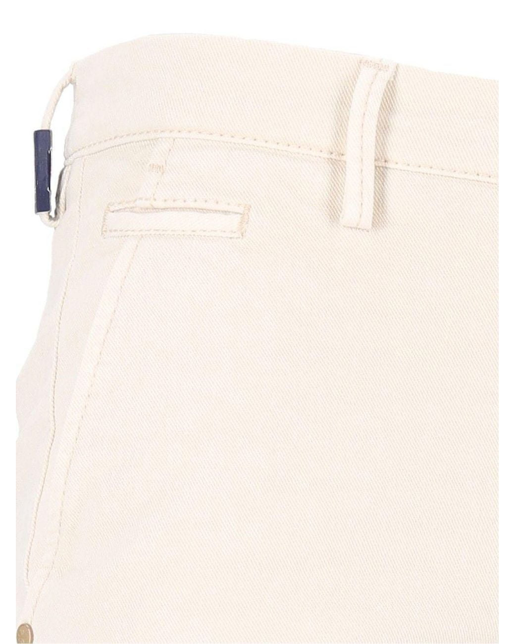 Jacob Cohen White Bobby Slim-Fit Pants for men