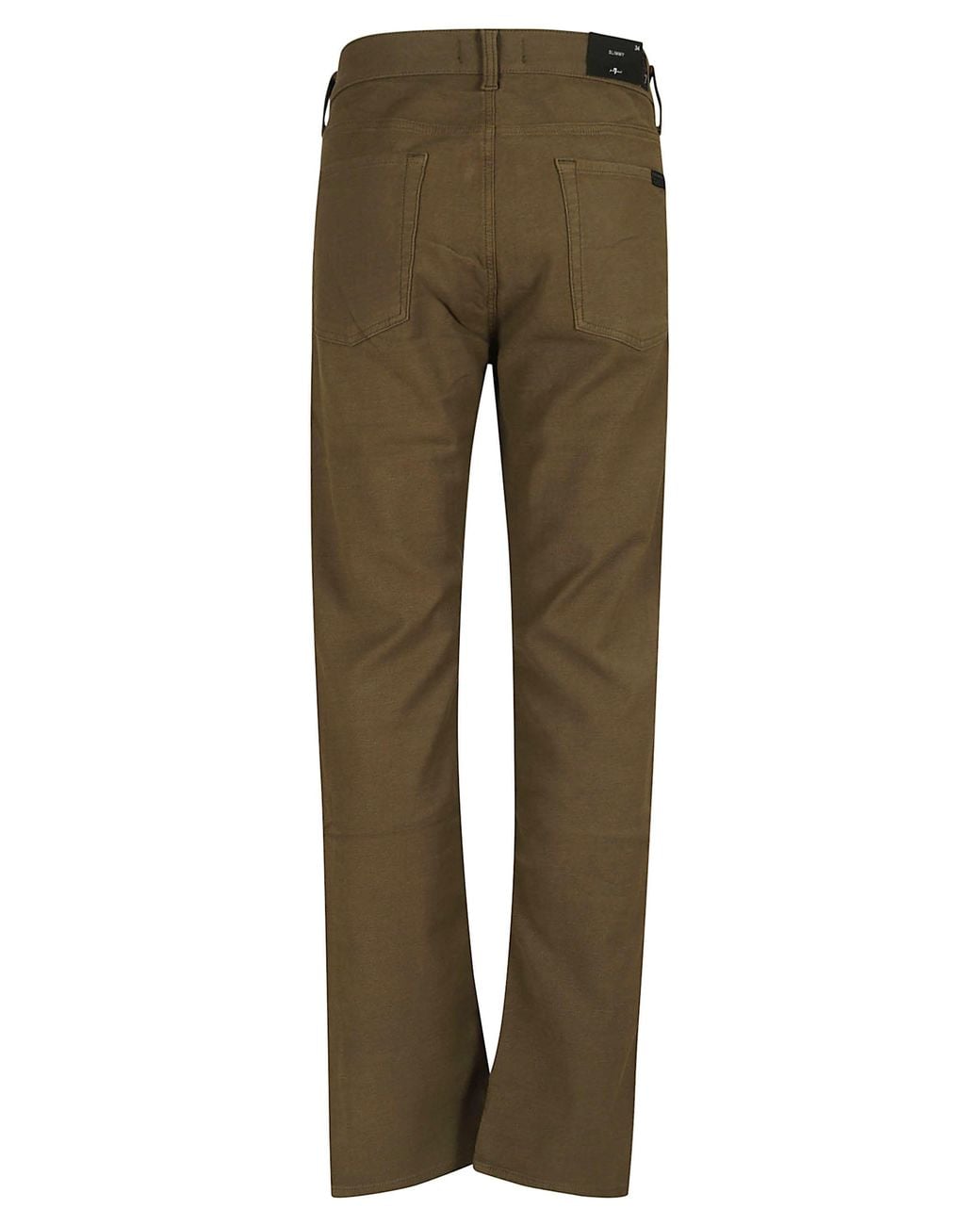 7 For All Mankind Green Slim-Fit Jeans for men