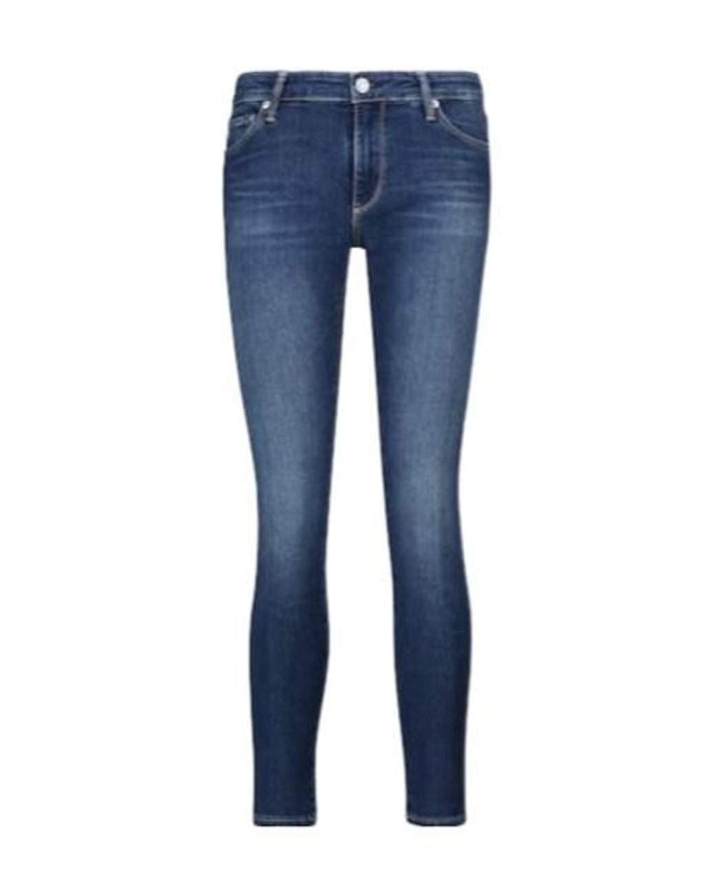 AG Jeans Blue Legging Ankle Mid-Rise Skinny Jeans