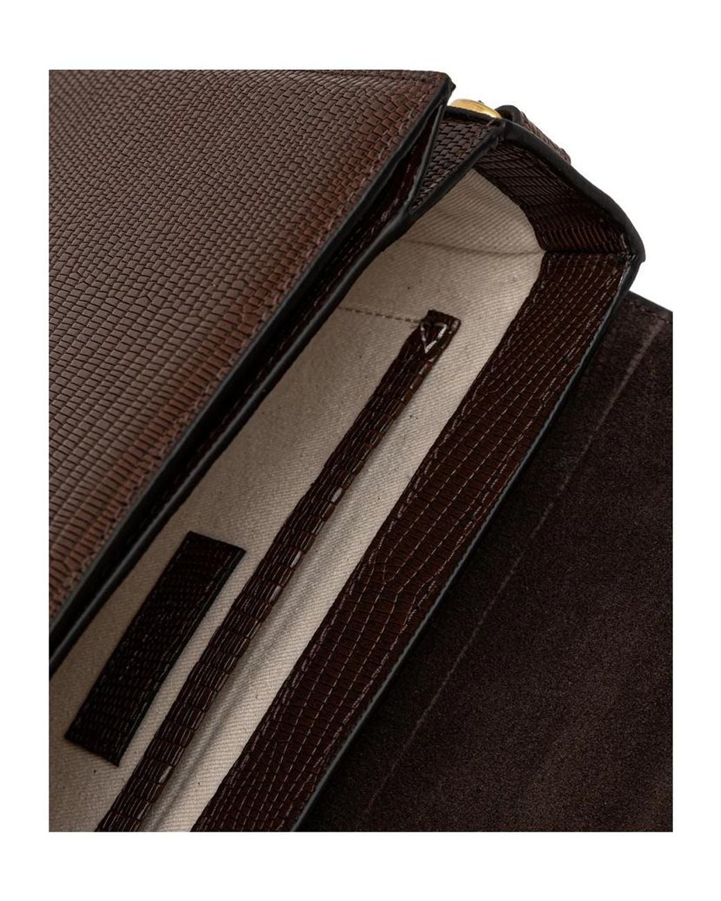 Sessun Brown Flap Shoulder Bag