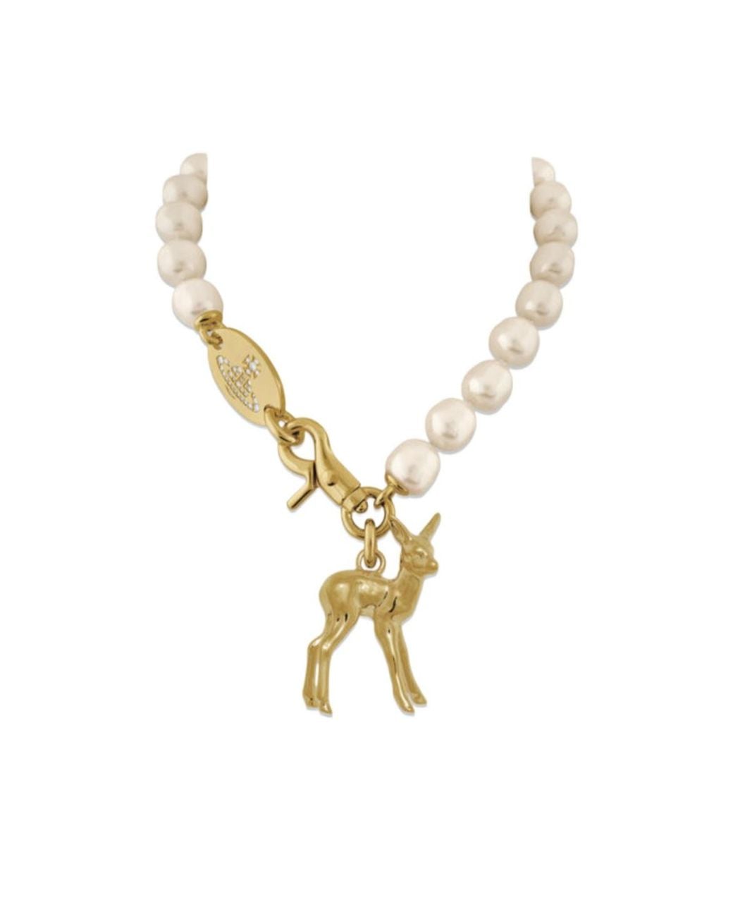Vivienne Westwood Metallic Monette Necklace