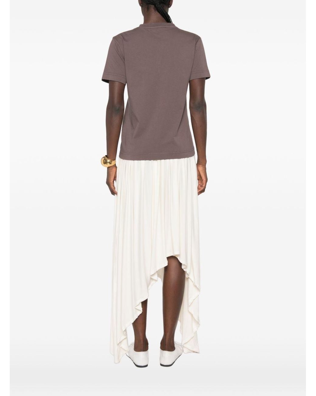 Jacquemus Brown "Gros Grain" Short-Sleeved T-Shirt