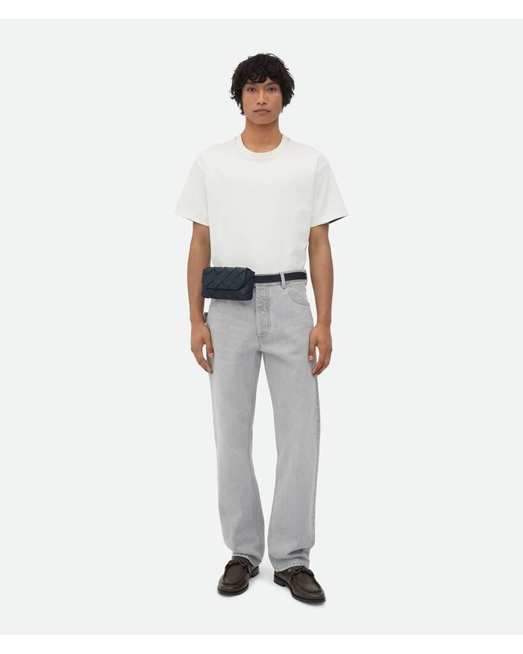 Bottega Veneta Blue Diago Belt Bag for men