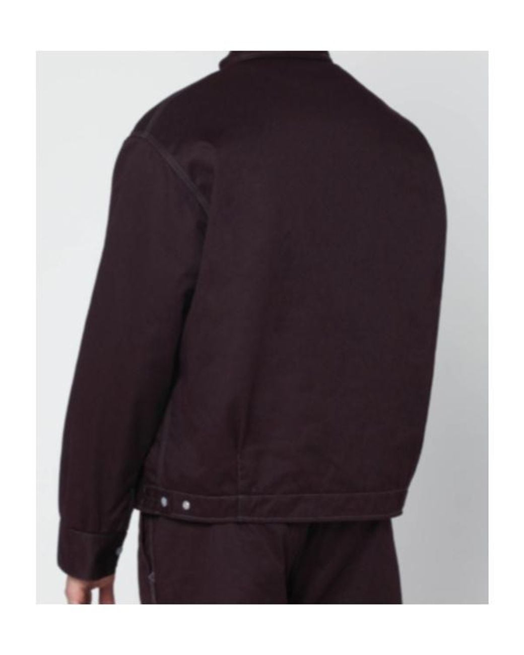 Needles Blue Zipped Logo Patch Jacket for men