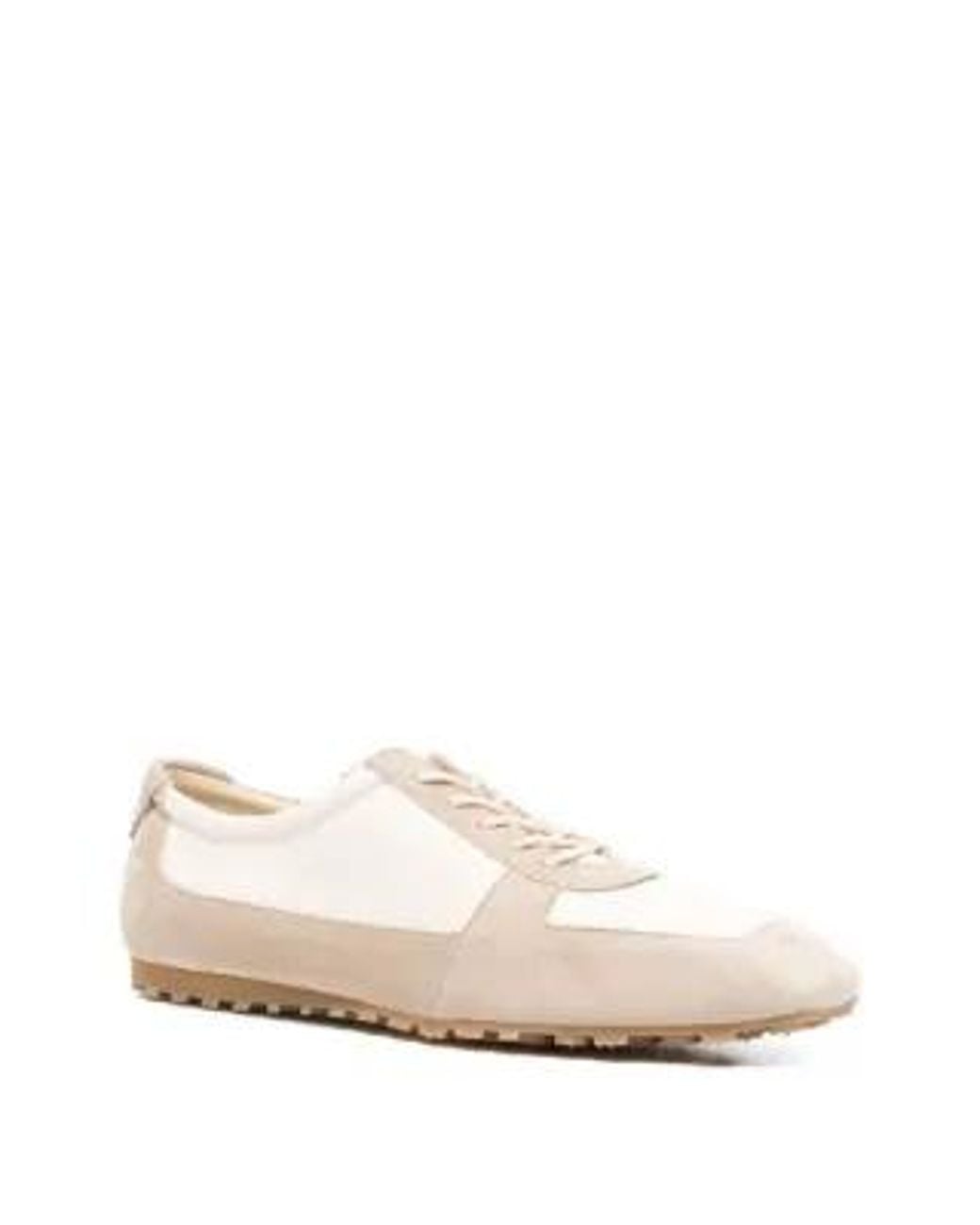 Aeyde White Uma Lace-Up Sneakers