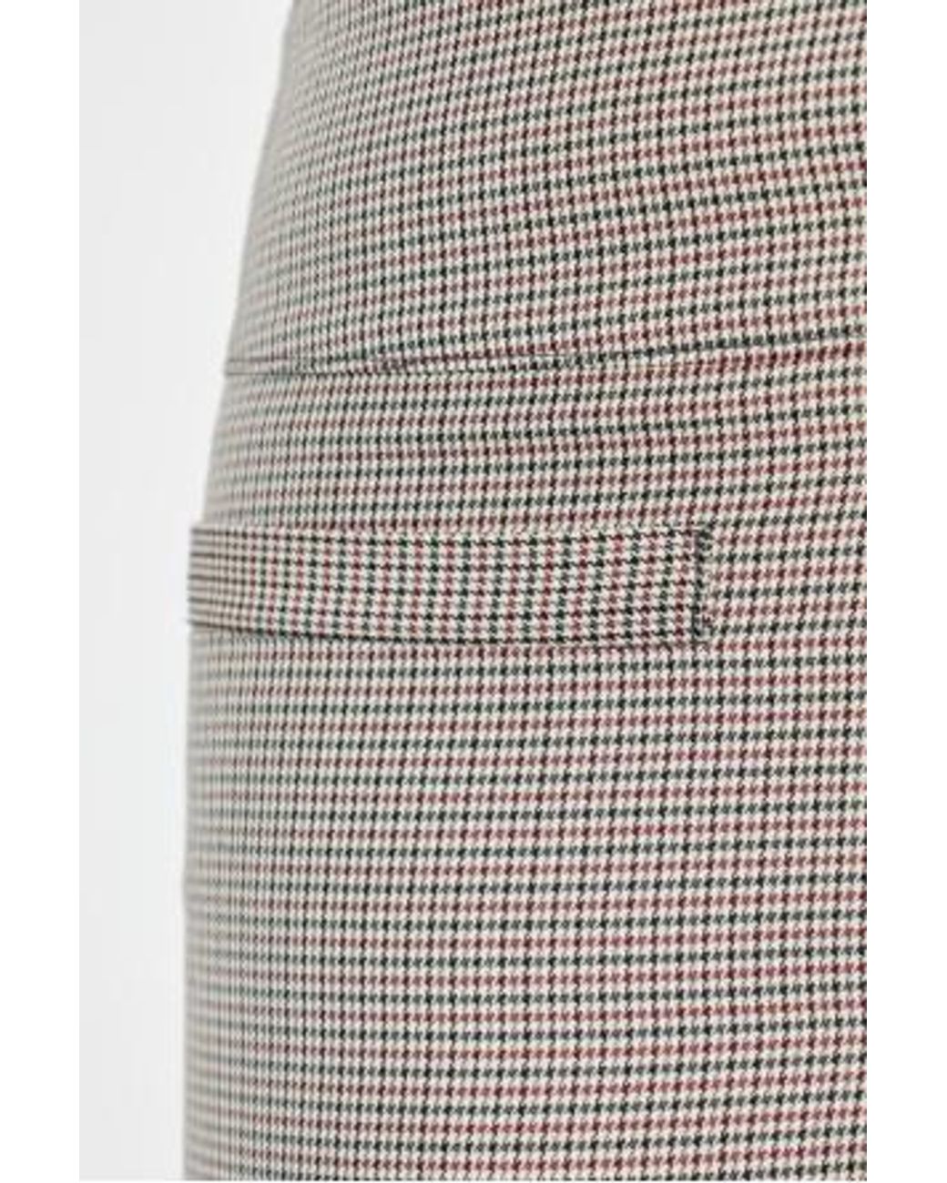 Courreges Gray Houndstooth Pattern Trousers
