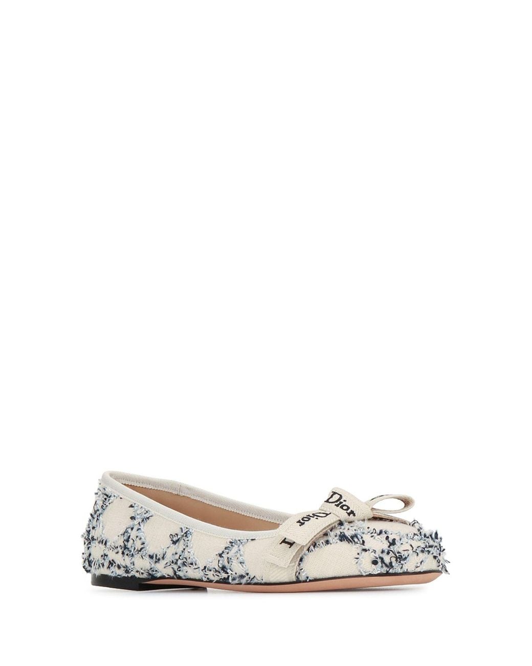 Dior Metallic J'A Ballet Flats