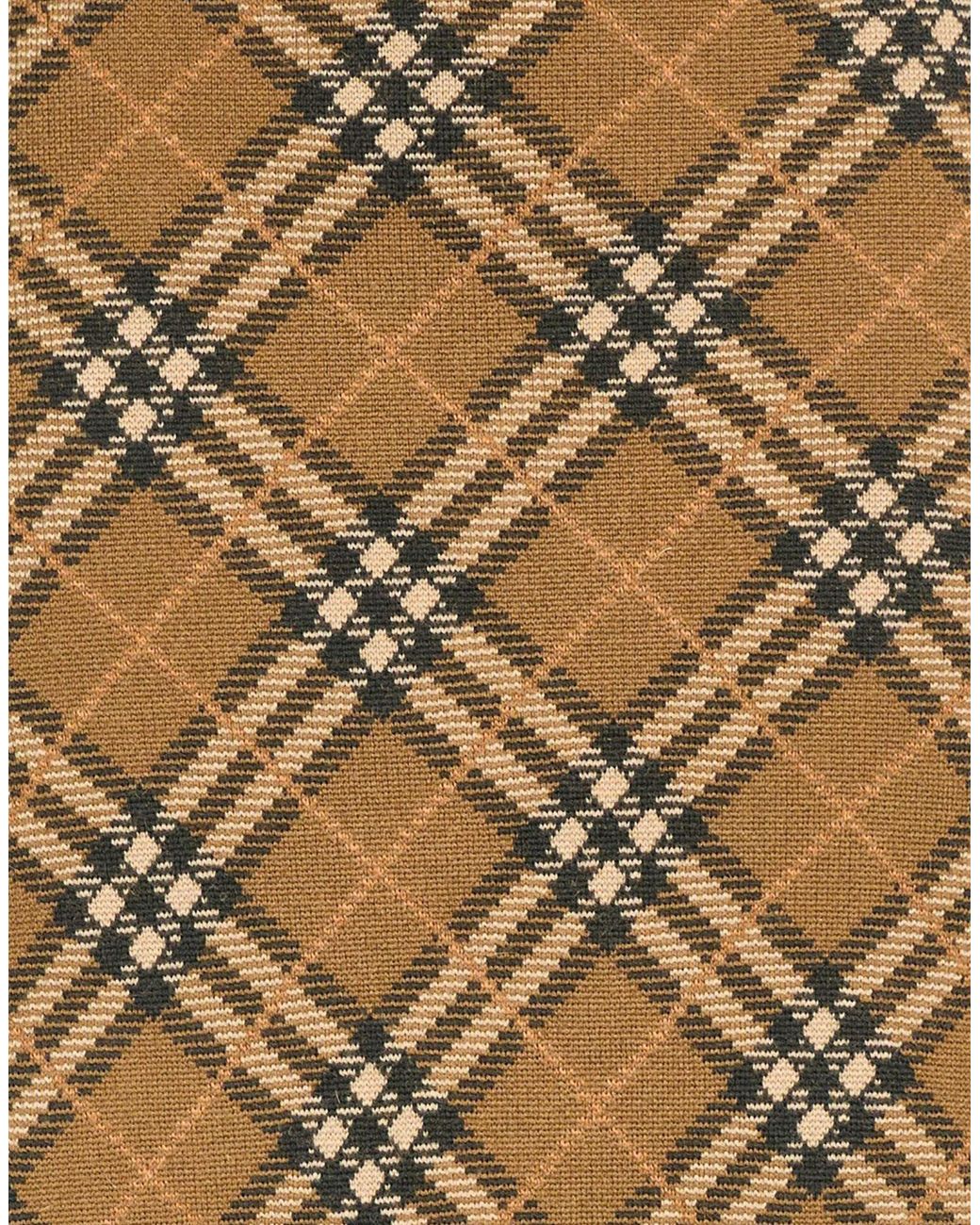 Burberry Metallic Camel Mini Skirt Wool, Mohair Wool, Polyamide