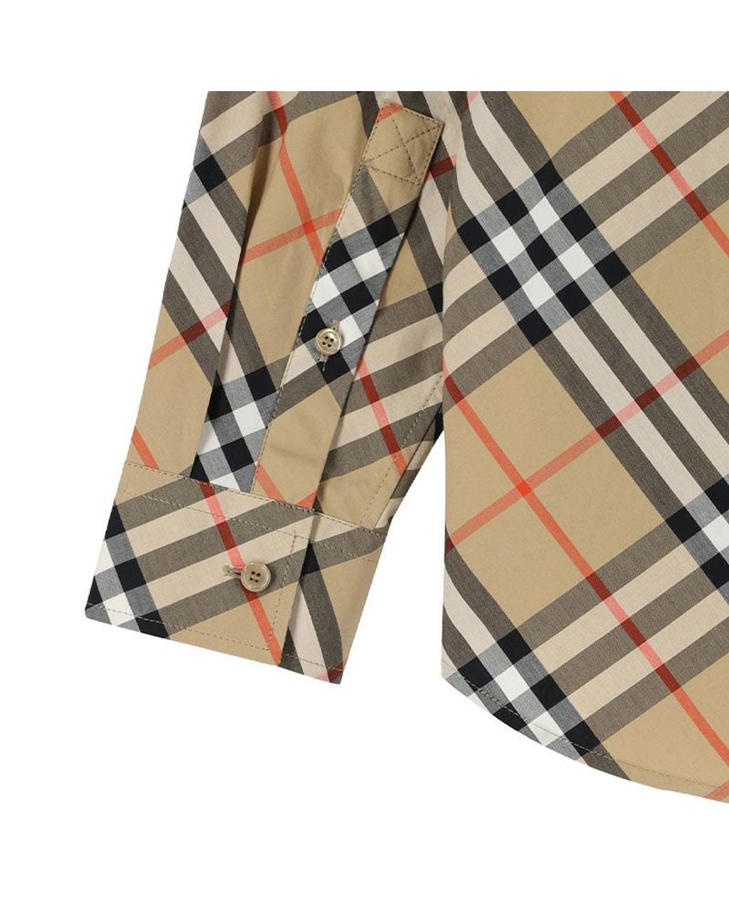 Burberry Gray Slim-Fit Checked Shirt