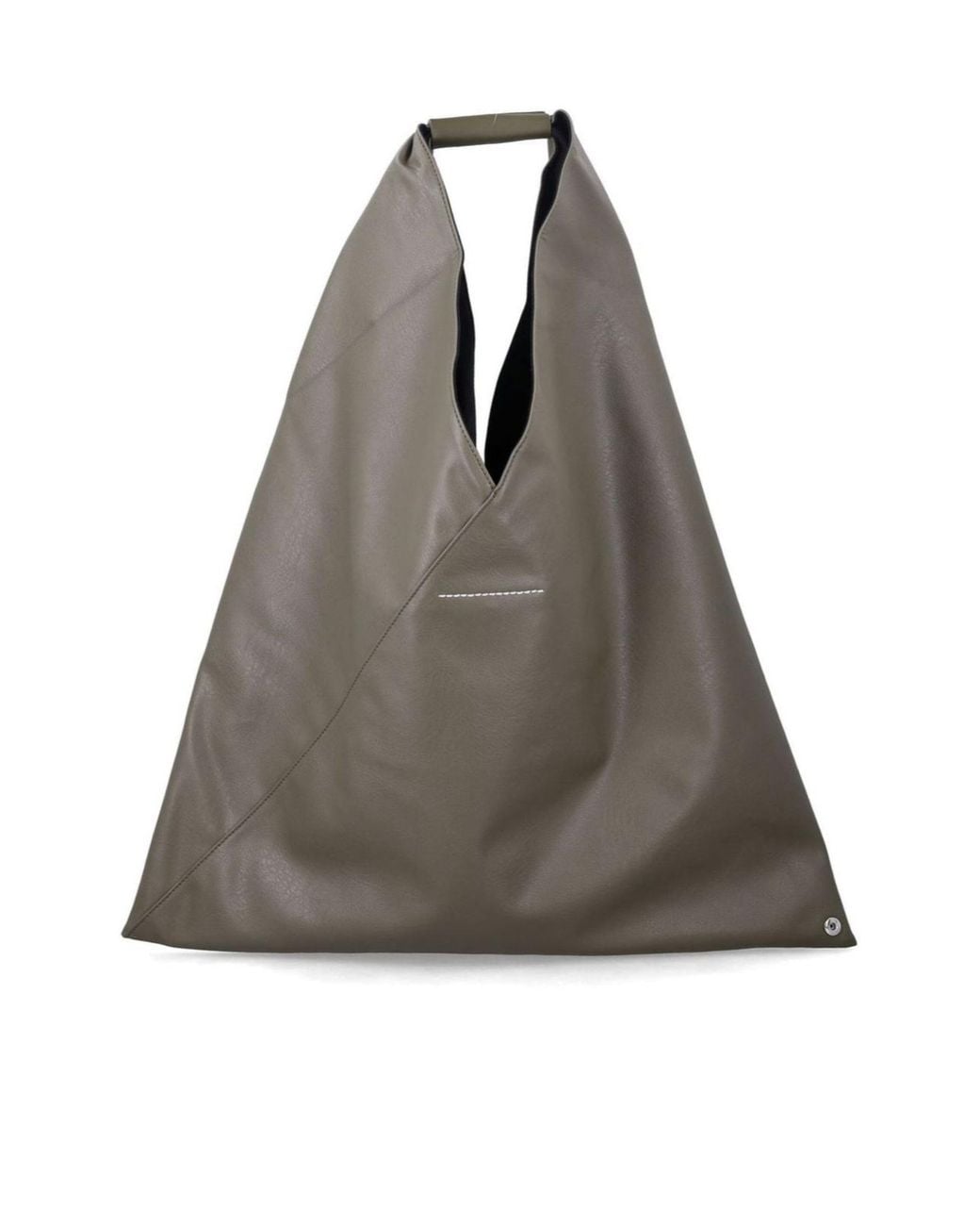 MM6 by Maison Margiela Brown Japanese Logo Detailed Tote Bag