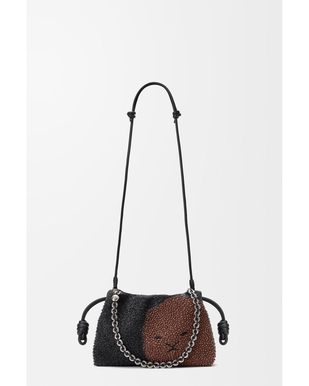 Loewe Black Beaded Shoulder Bag