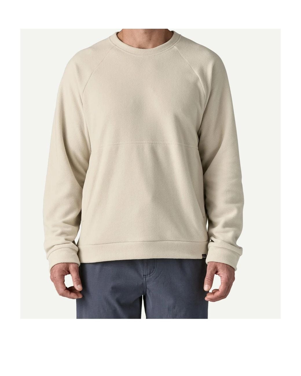 Patagonia Natural Micro D Fleece Sweatshirt for men