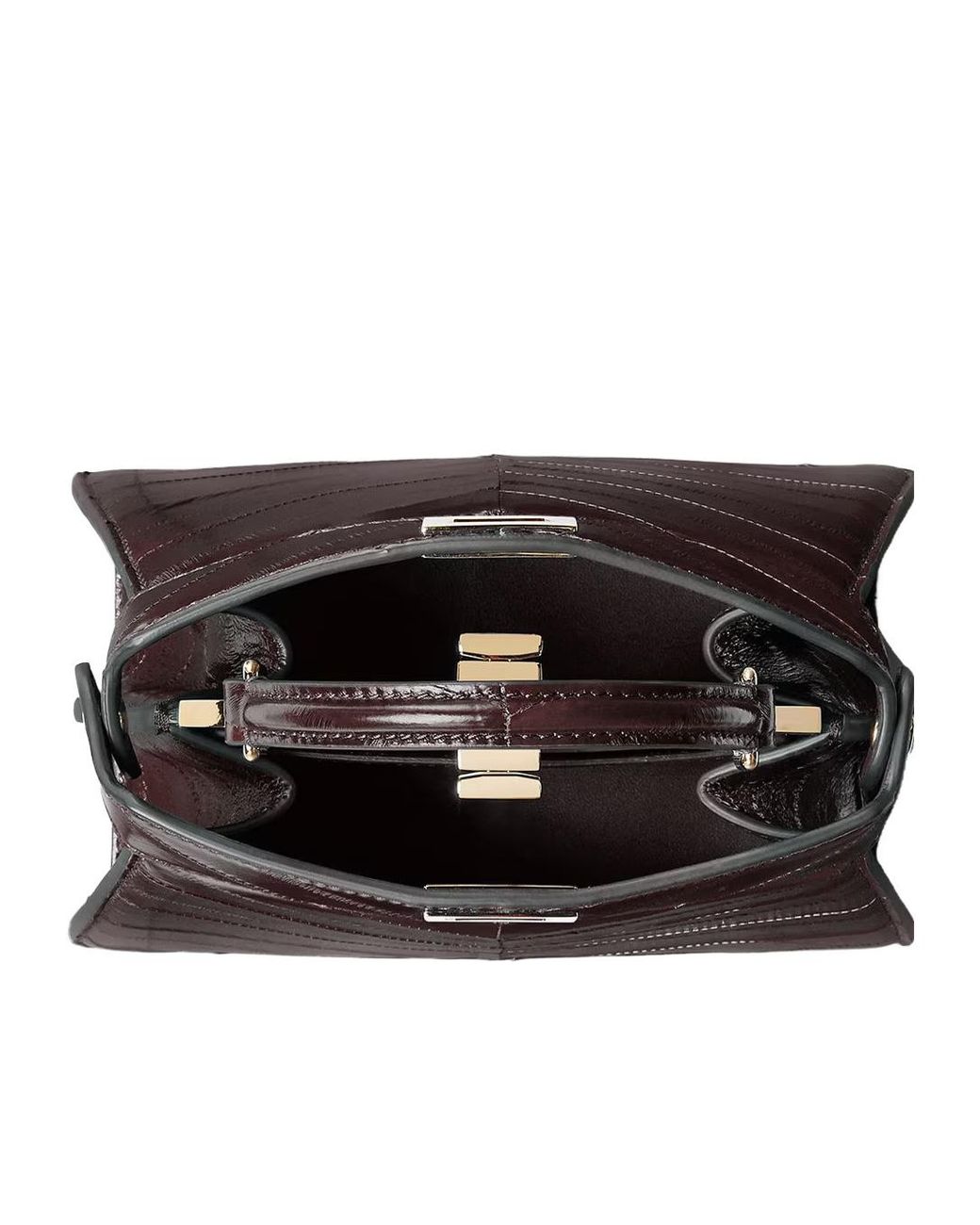 Fendi Brown Peekaboo Iseeu Petite Tote Bag