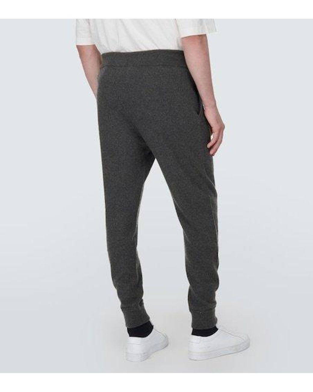 Ralph Lauren Gray Drawstring Waistband Sweatpants for men