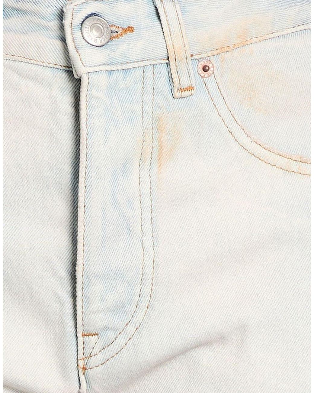 MM6 by Maison Margiela White Five Pockets Tapered Jeans