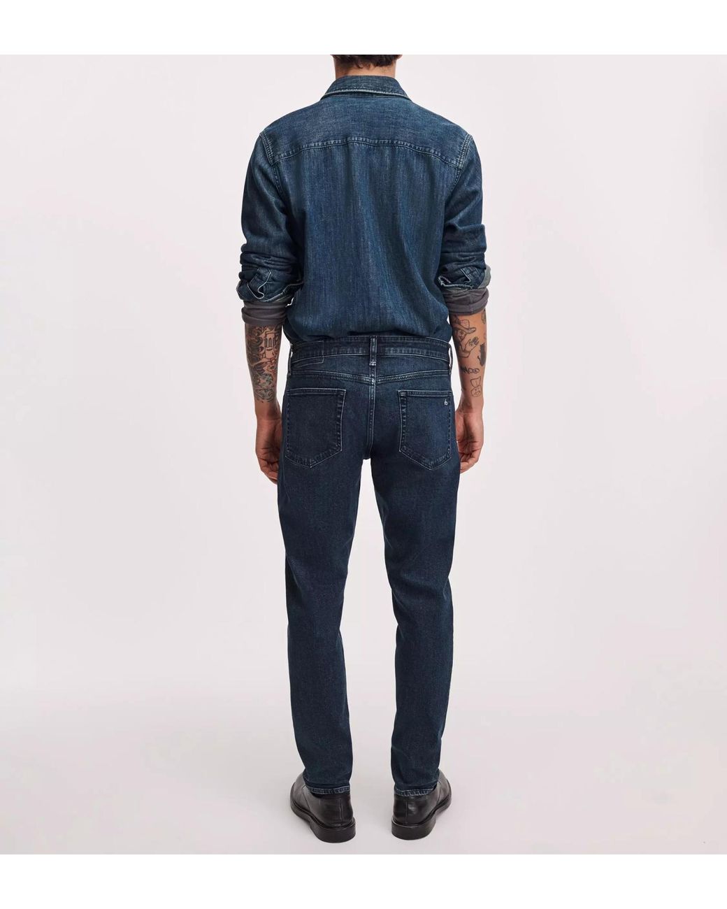 Rag & Bone Blue Belt Loop Jeans for men