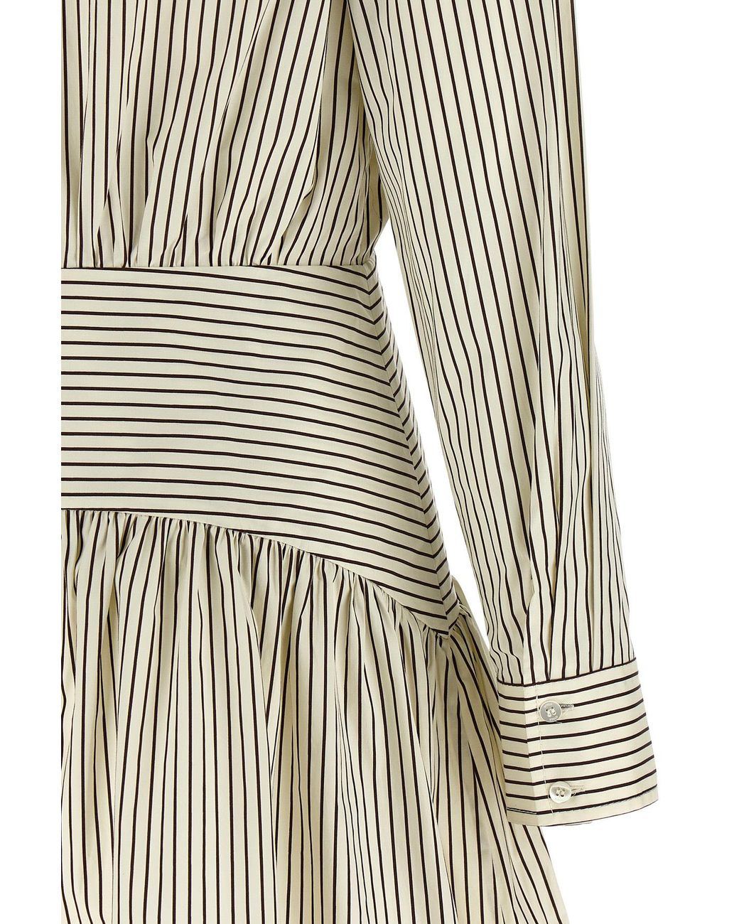 Staud Gray Rocco Mini Dress