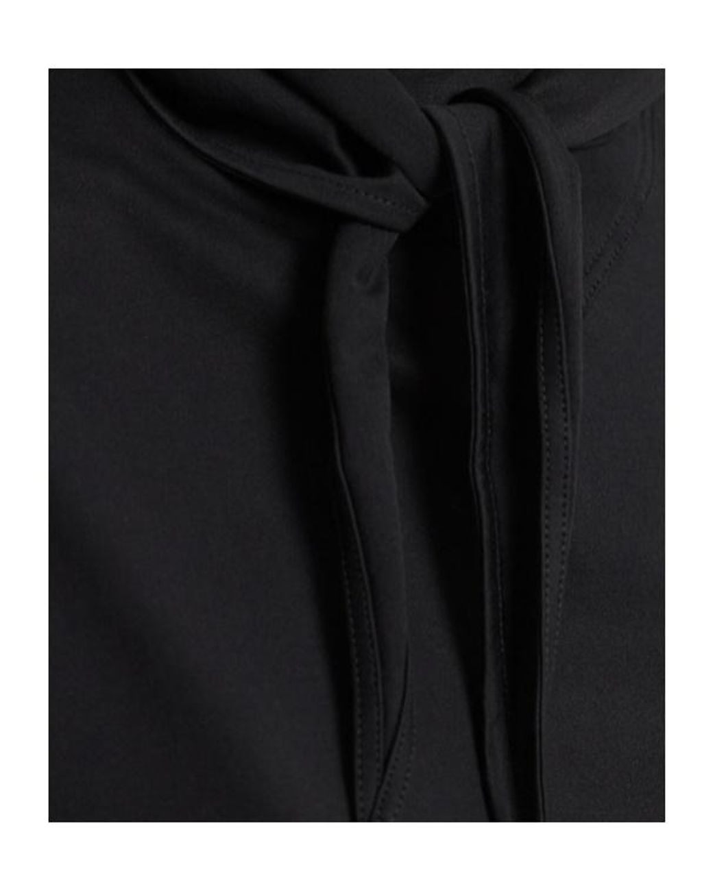 Lemaire Black T-Shirt W/ Scarf