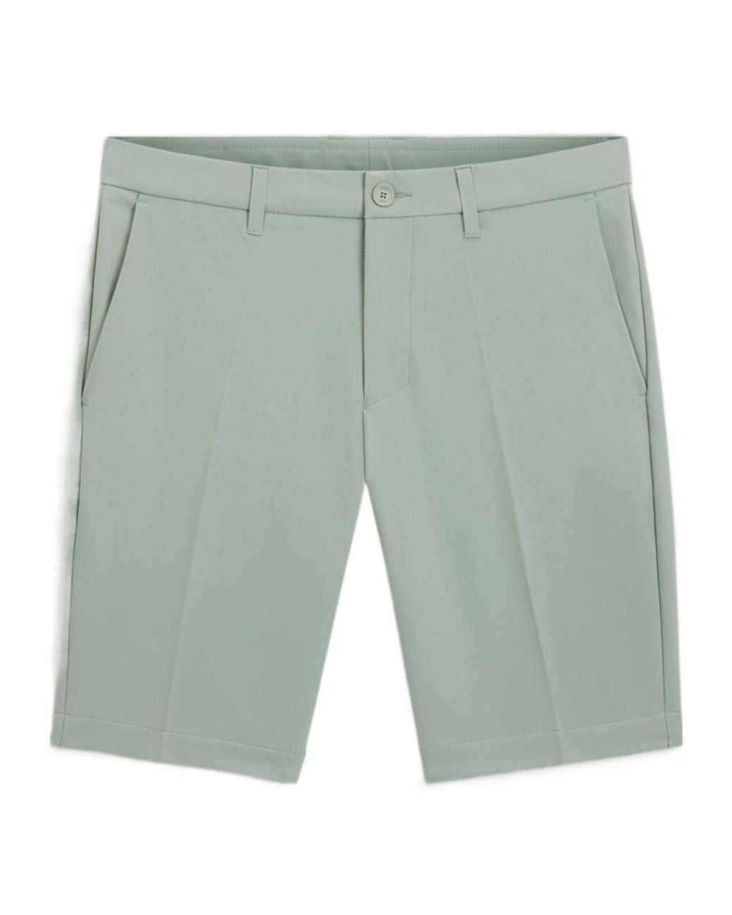 Boss Gray Water-Repellent Chino Shorts for men