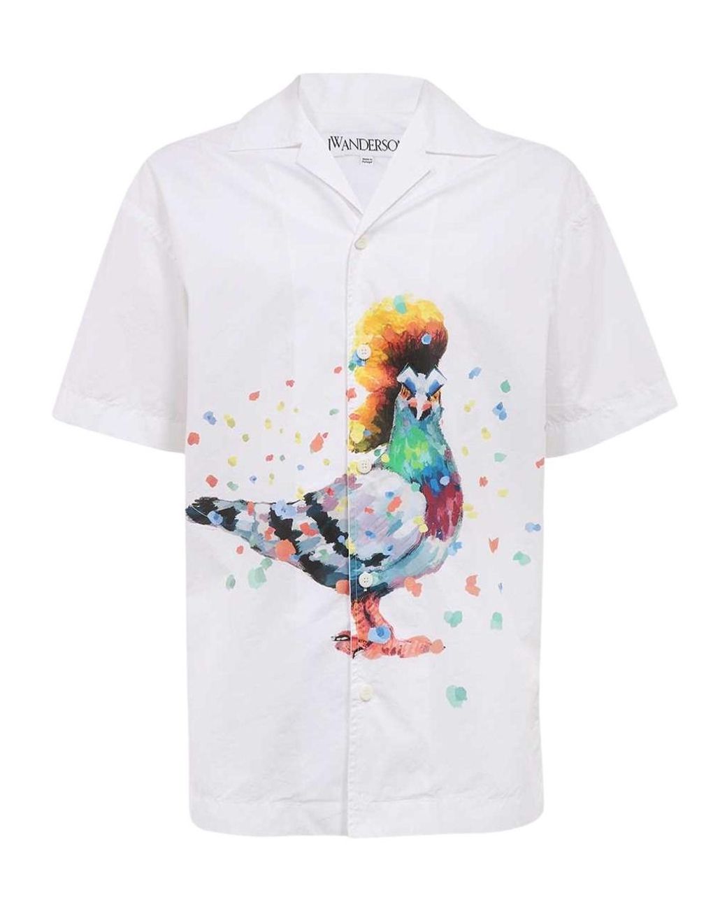 J.W. Anderson White Pigeon Cotton Shirt for men