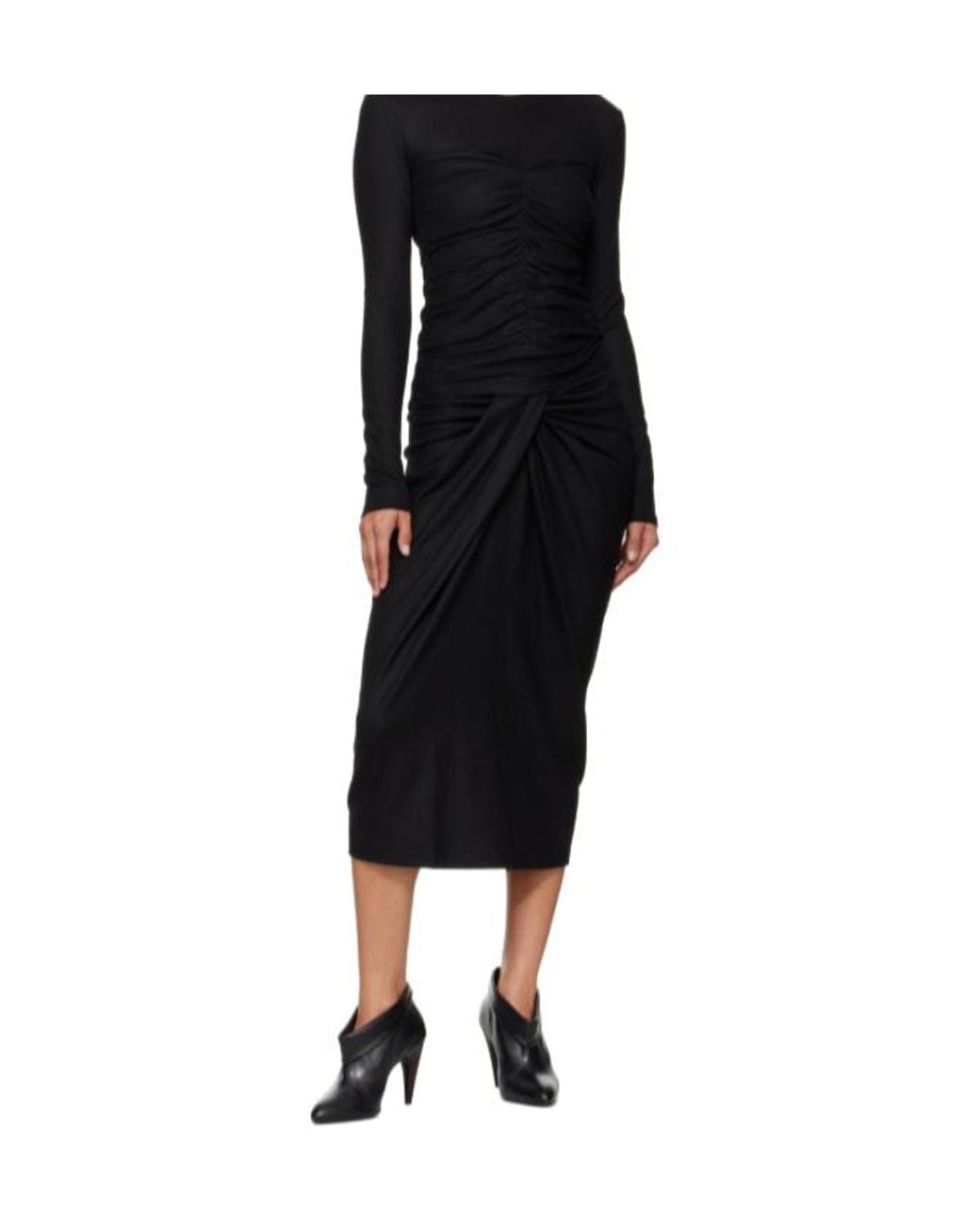 Isabel Marant Black Elastic-Waist Skirt