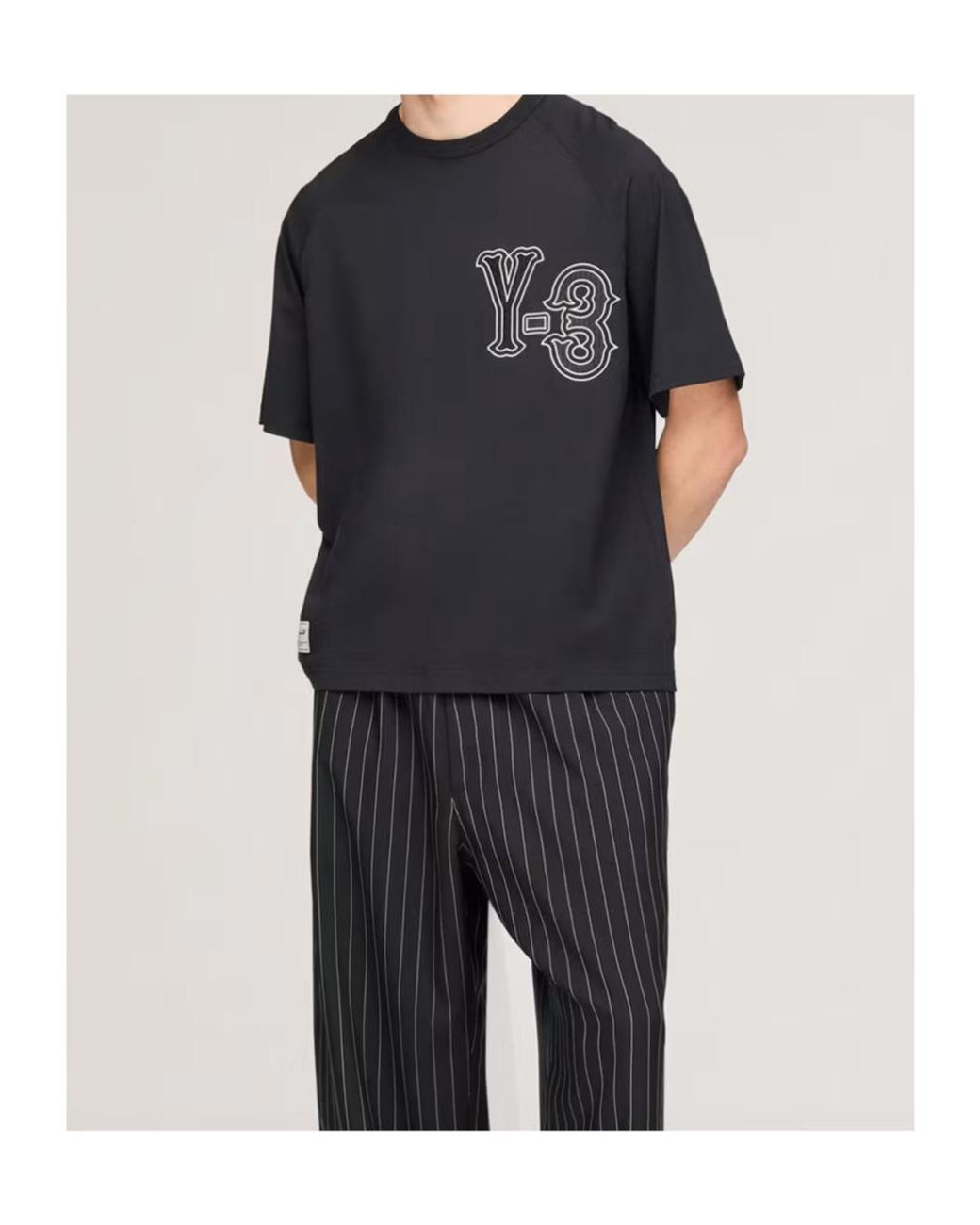 Y-3 Black Elite 5-Gfx Short-Sleeve T-Shirt for men