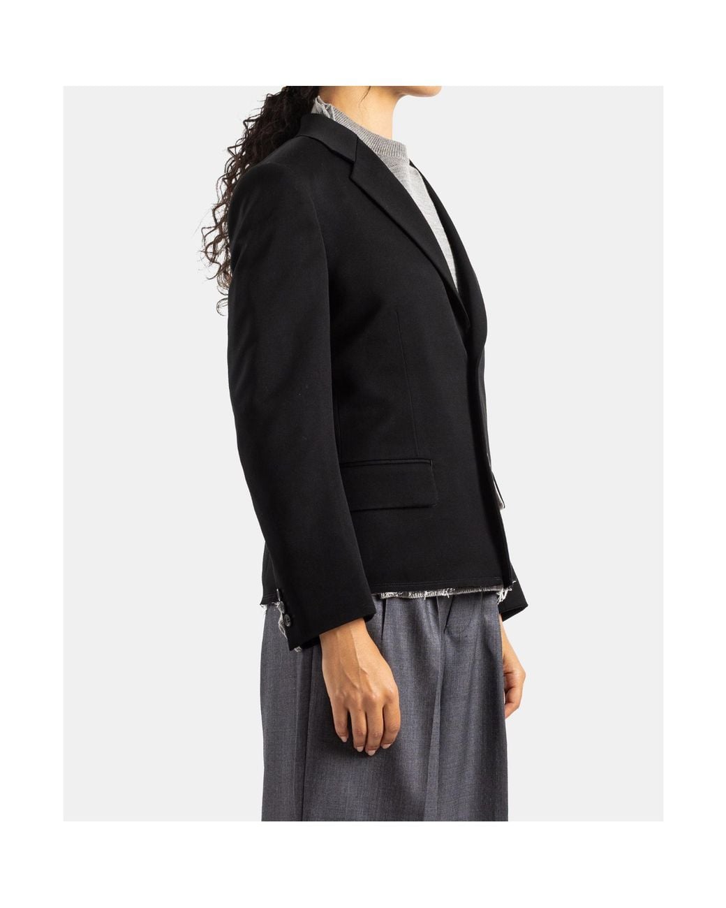 Comme des Garçons Black Comme Des Garçons Single-Breasted Tailored Blazer