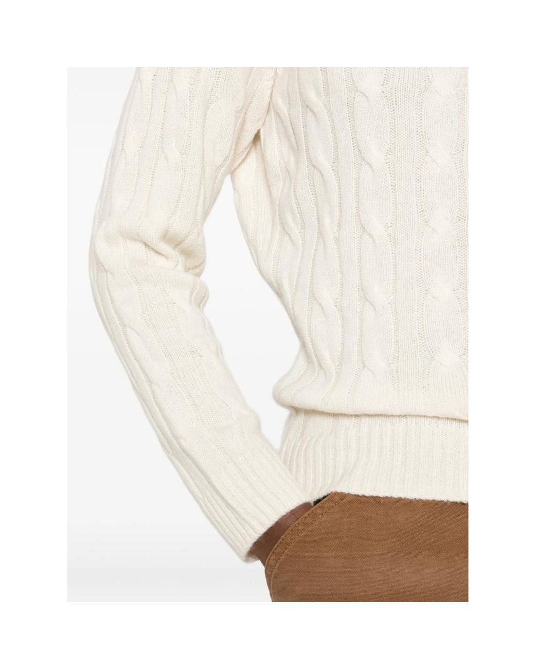 Sporty & Rich White Long-Sleeved Sweater