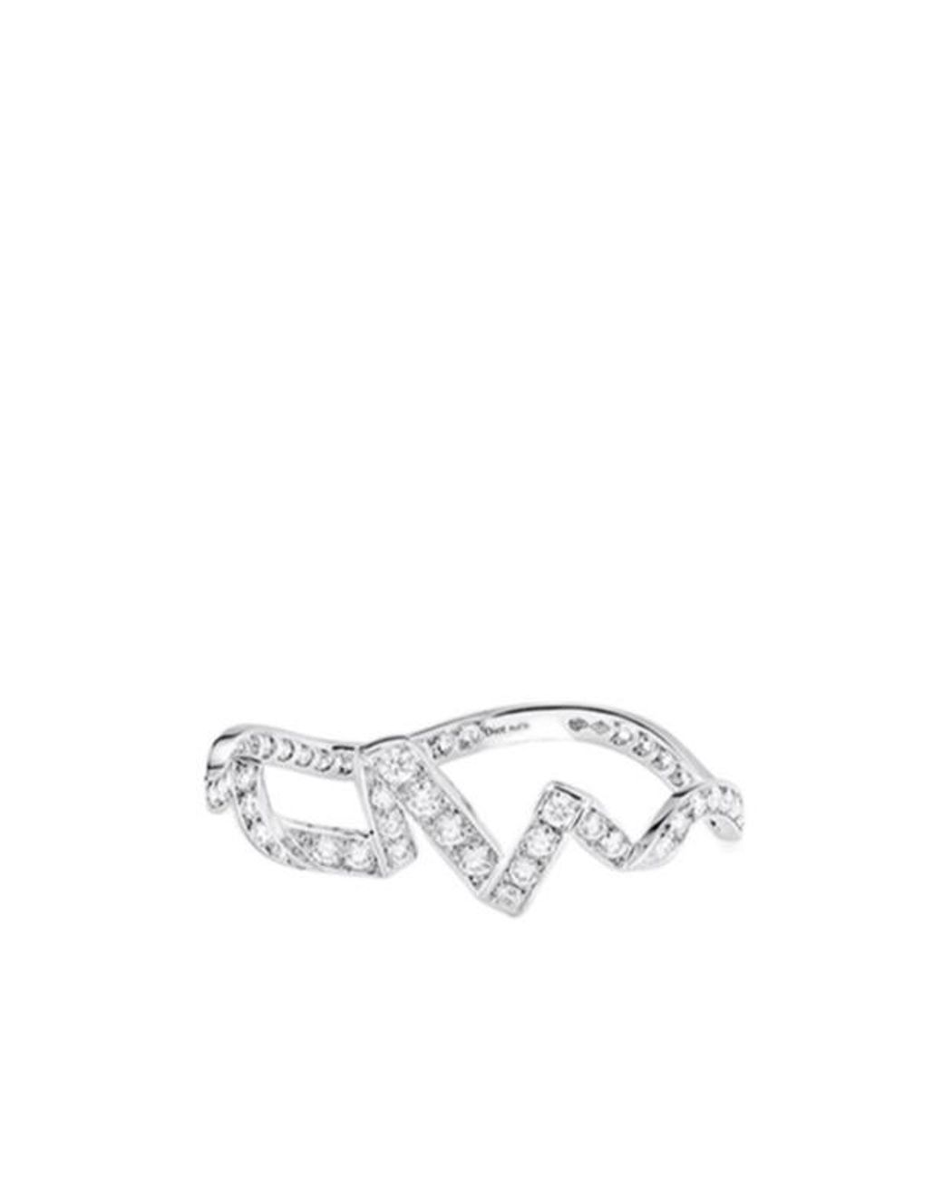 Dior White Couture Double Ring