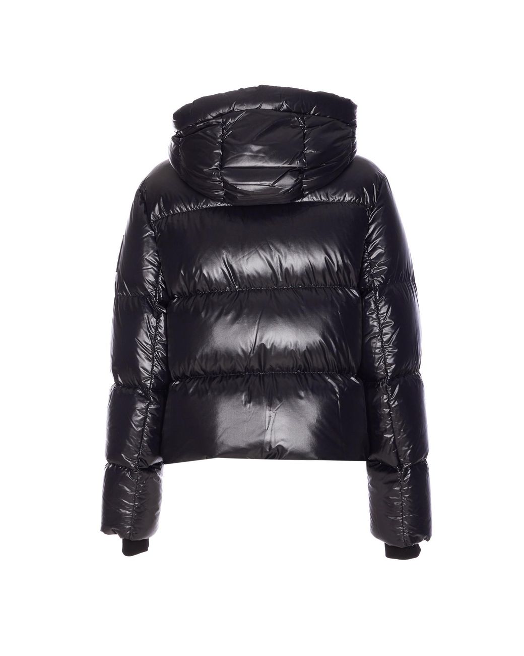 Moose Knuckles Black Padded Removable-Hood Jacket