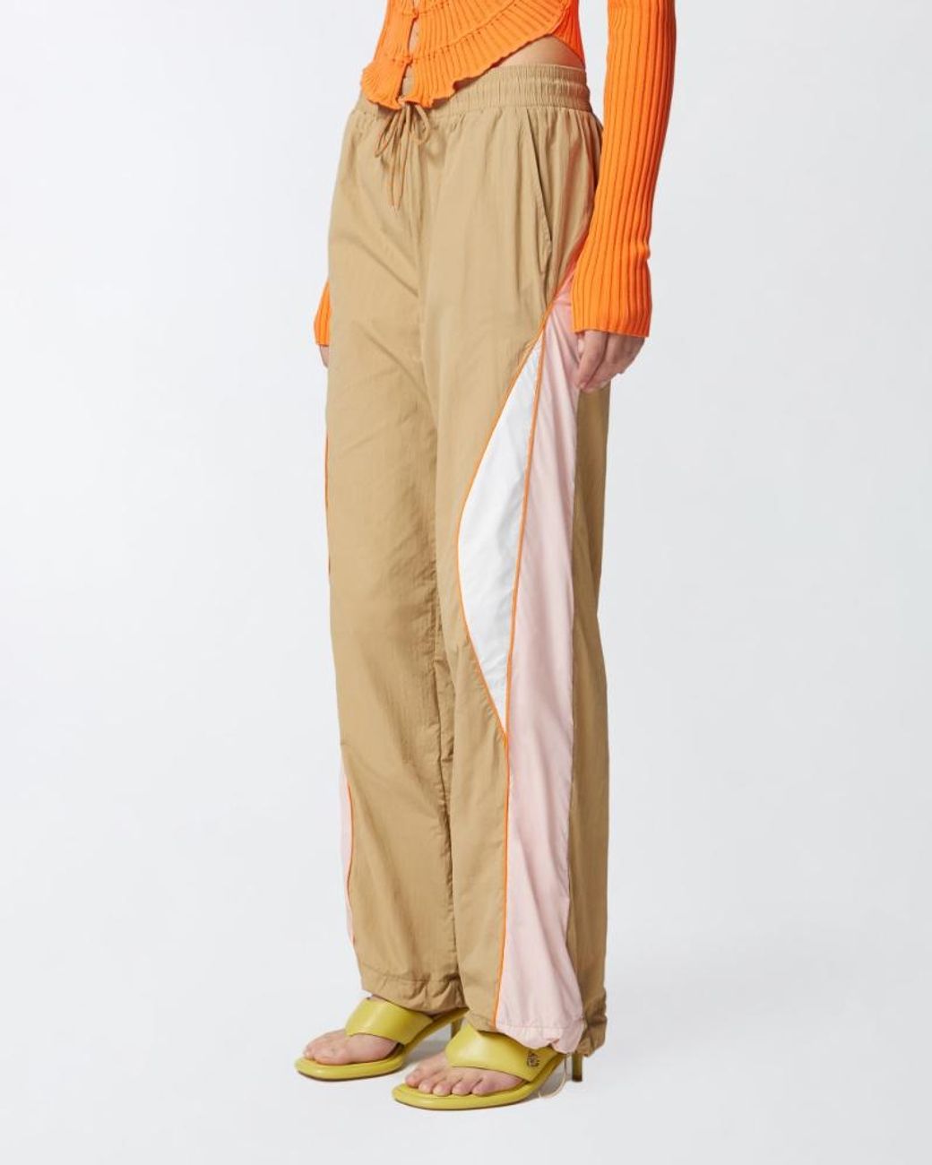 Pinko Natural Panelled Track Pants