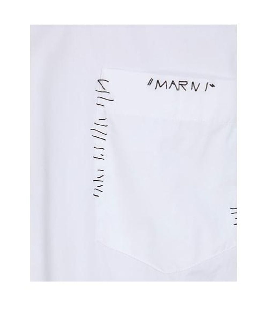 Marni White Shirt Cotton