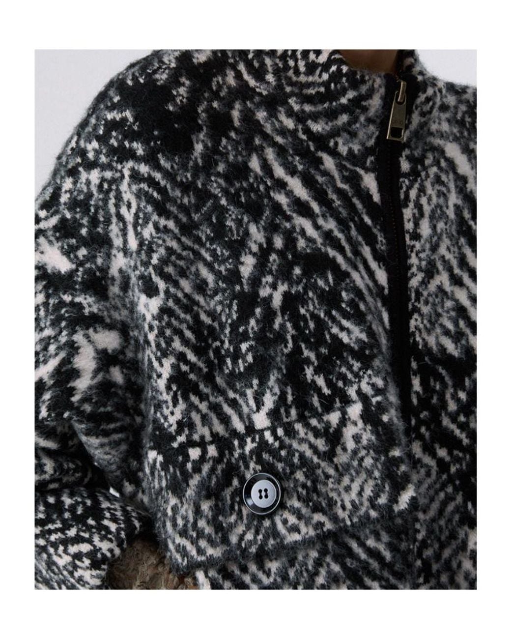 Liu Jo Gray Bomber Jacket
