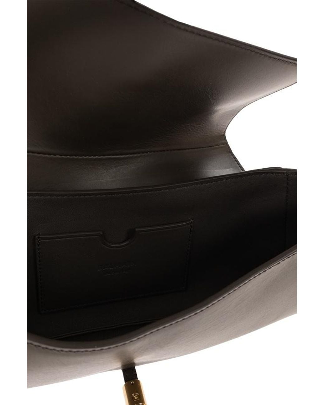 Balmain Brown Flap Shoulder Bag