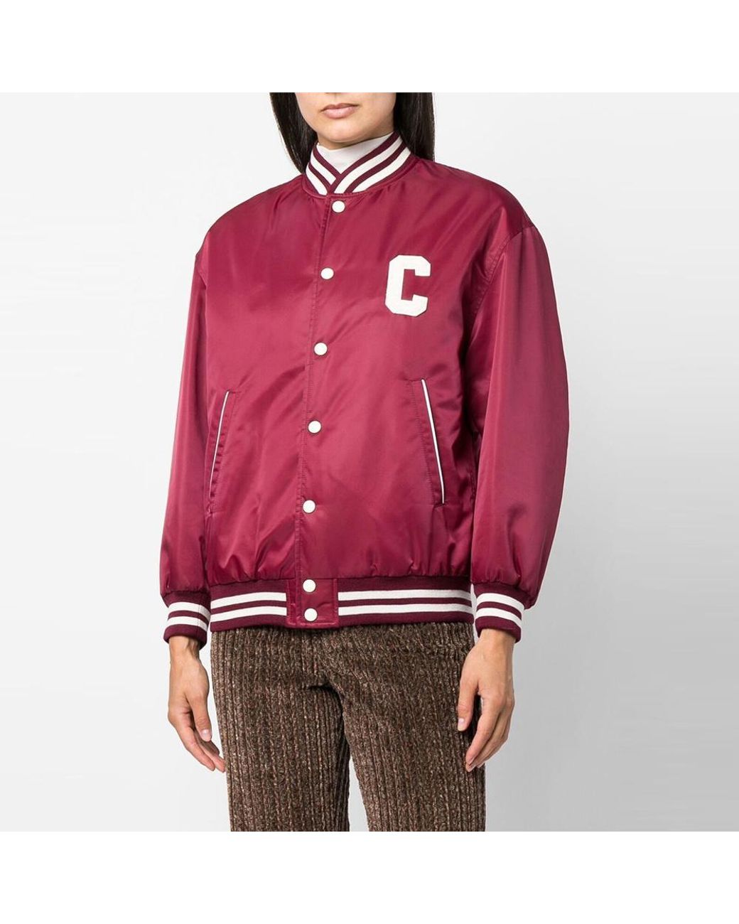 Céline Red Varsity Jacket