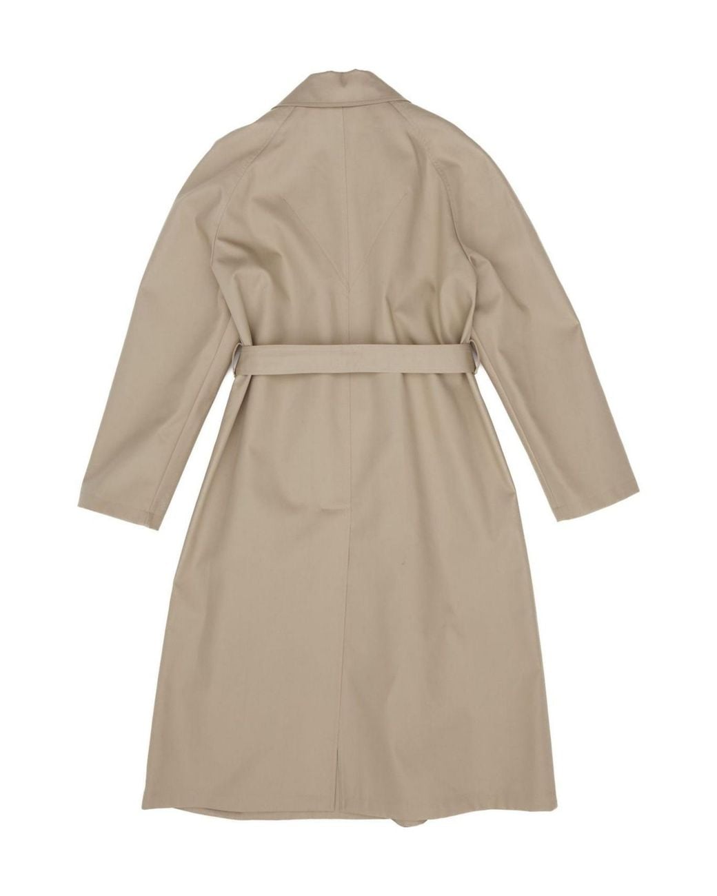 Alaïa Natural Alaïa Long-Sleeved Belted Coat