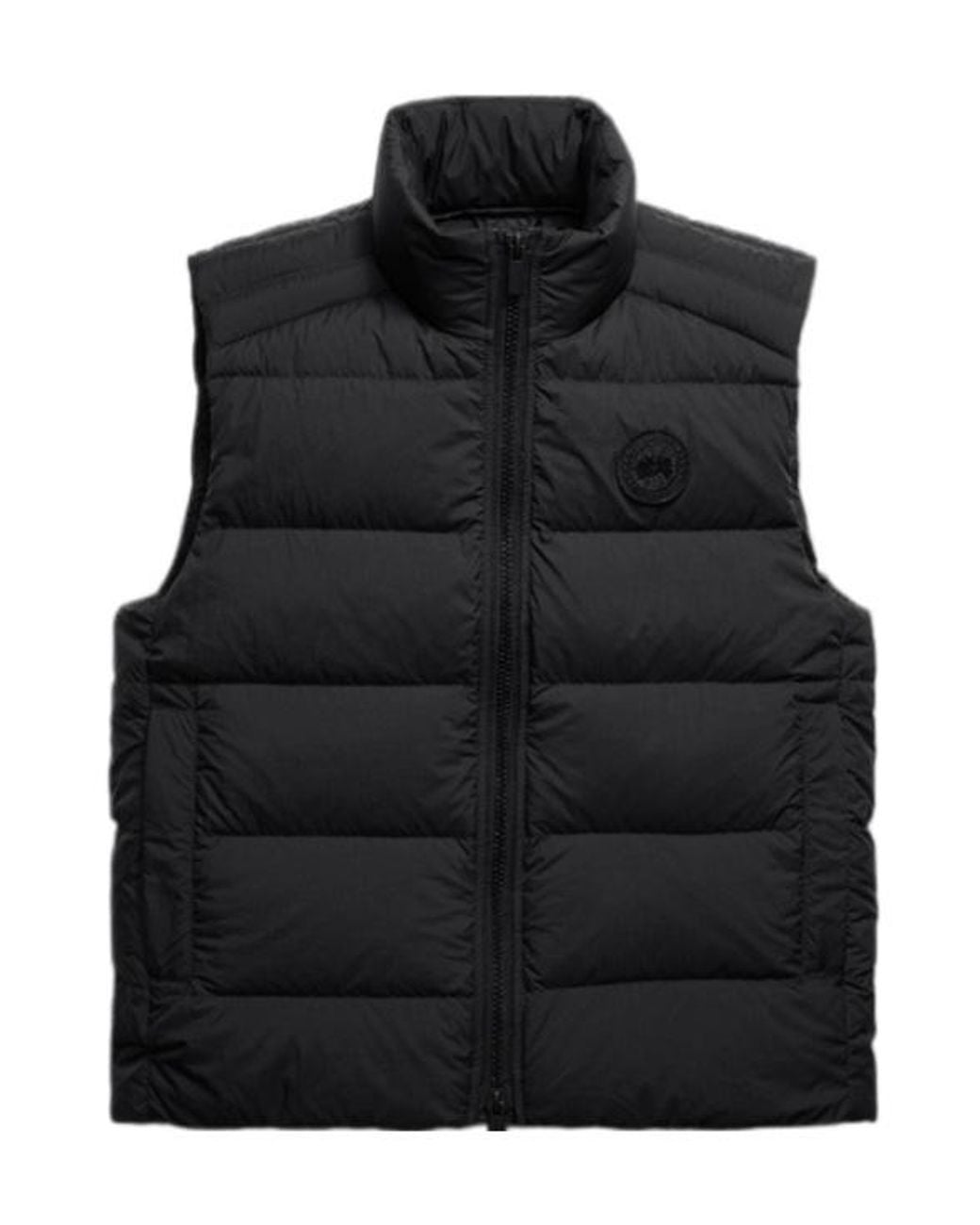 Canada Goose Black Apos;S Crofton Packable Nylon Down Vest for men