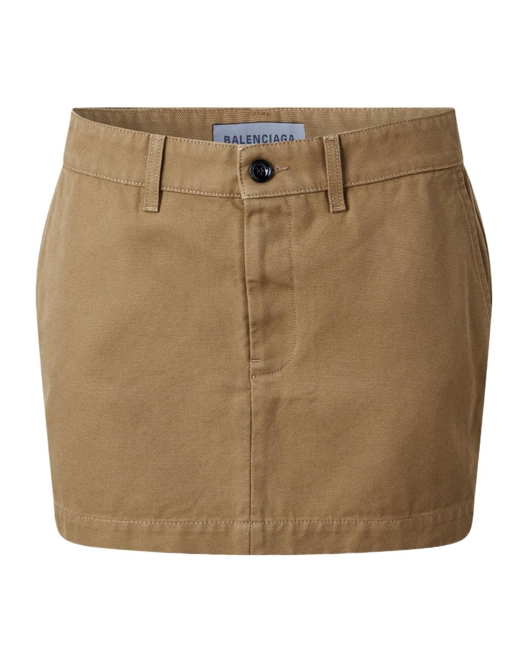 Balenciaga Natural Colored Mini Skirt