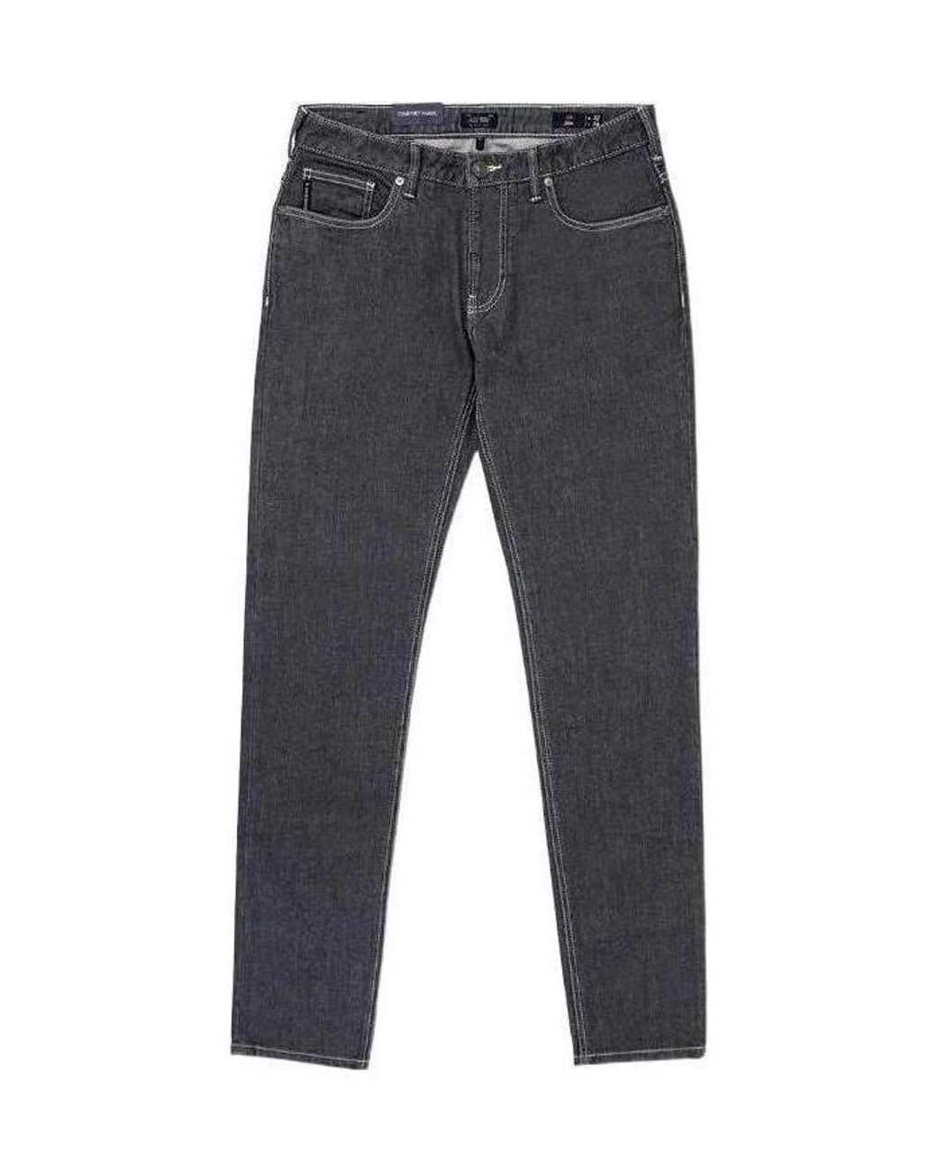 Armani Jeans Gray Logo Jeans for men
