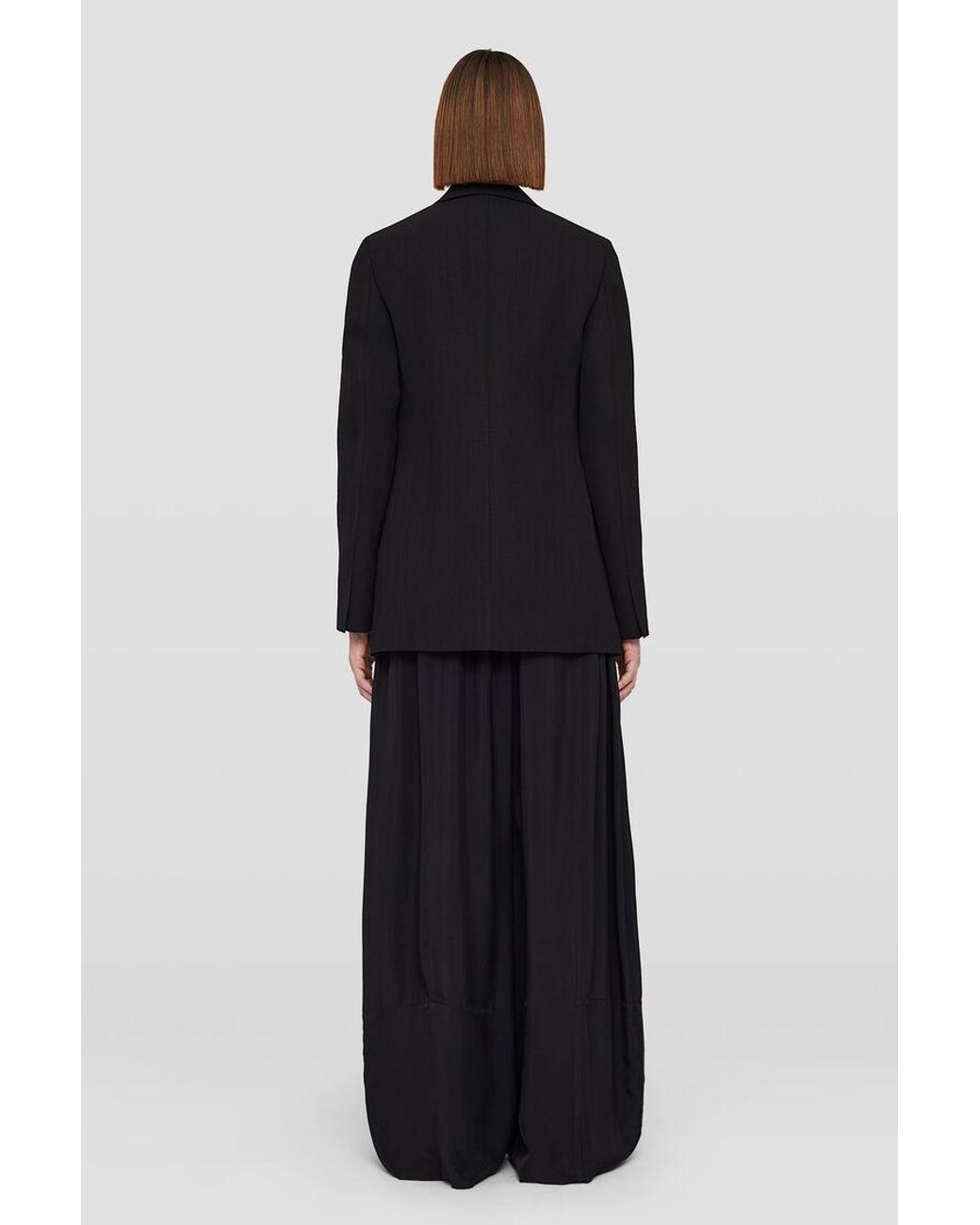 Jil Sander Black Two-Toned Long-Sleeved Shirt