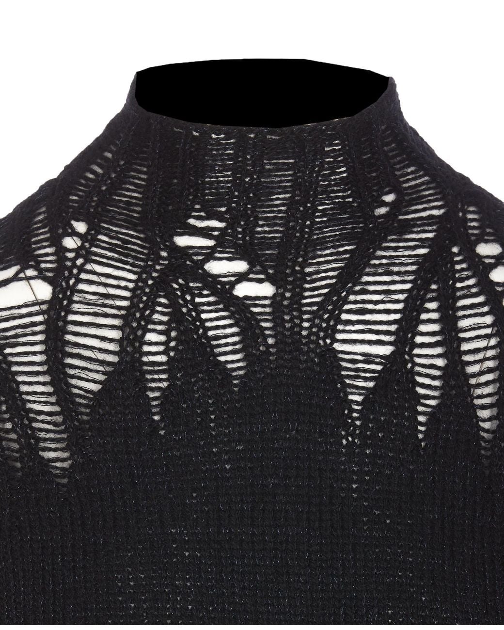 Chloé Black Chloé Fitted Mock-Neck Sweater