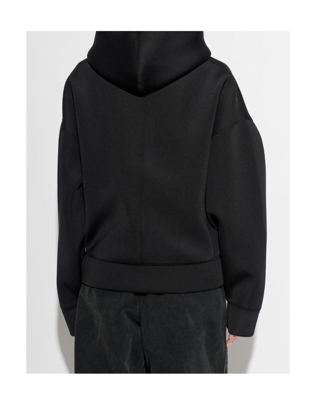 Entire studios Black Zip-Up Oversized Hoodie for men