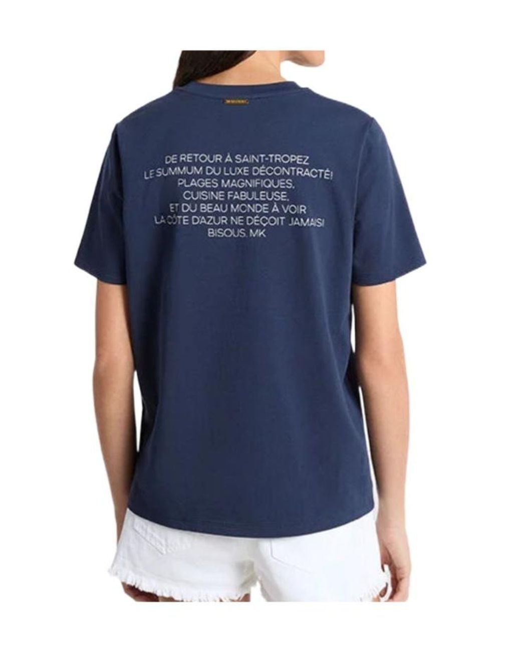 Michael Kors Blue Michael Provence Graphic T-Shirt