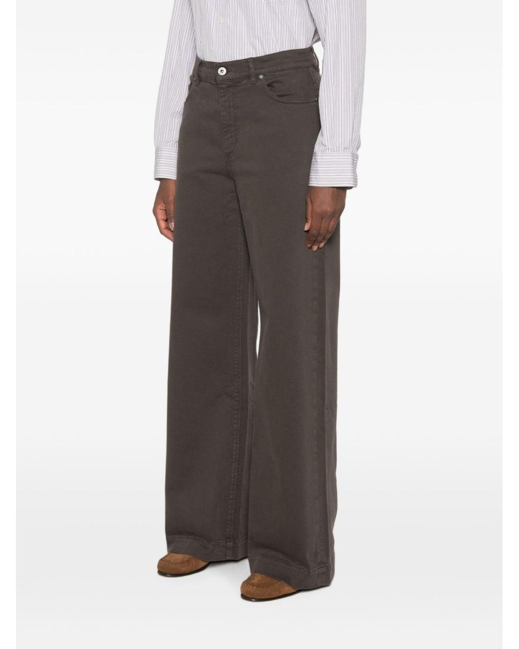 P.A.R.O.S.H. Gray Five-Pocket Jeans