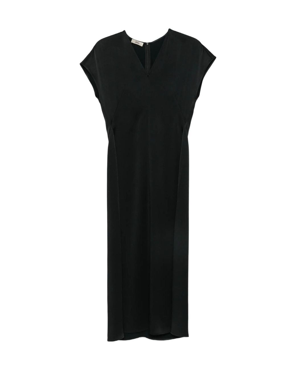Herno Black V-Neck Dress
